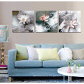 3 Panel Wall Art Oil Painting Lotus Painting Home Decoration Canvas Prints Pictures for Living Room Framed Art Mc-258